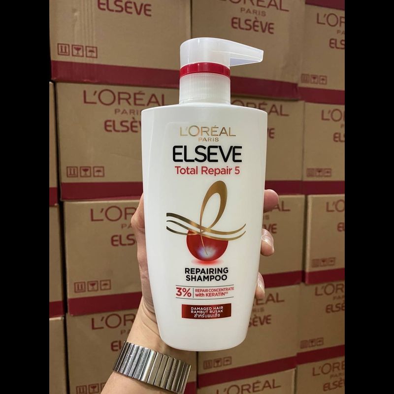 แชมพู ลอรีอัล #loreal #elseve ขวดปั้ม 410 ml.