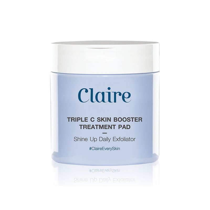 CLAIRE Triple C Skin Booster Treatment Pad แผ่นบำรุงผิวหน้า 120ml