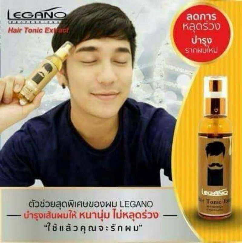 Legano Hair Tonic Extra : ลีกาโน่ แฮร์โทนิค เอ็กซ์ตร้า ลดการหลุดร่วง x 1 ชิ้น SRSi