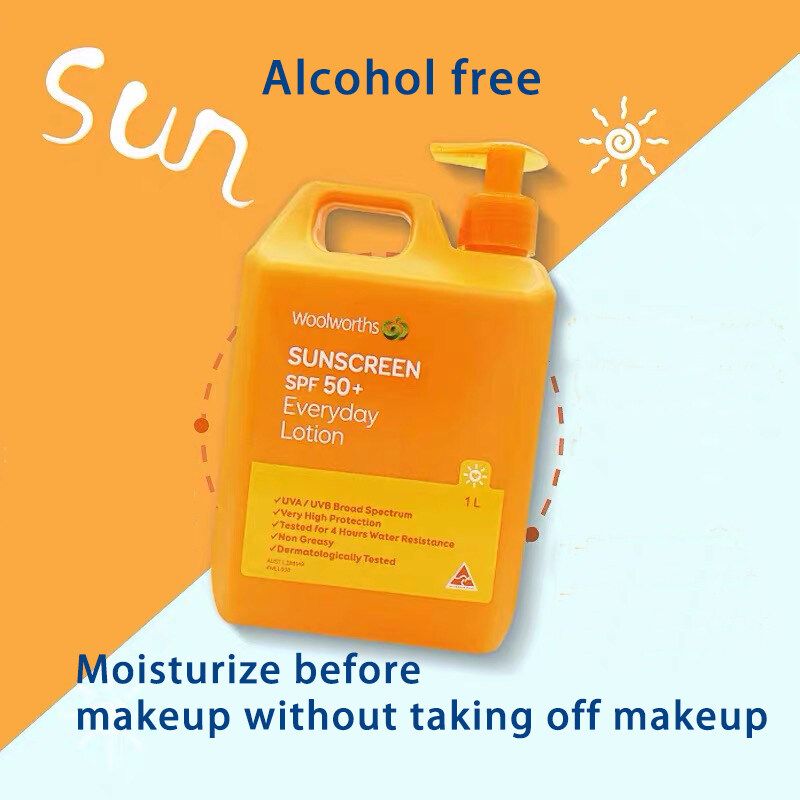 Woolworths sunscreen SPF50+ full body sunscreen sunscreen lotion 1000ml 1L