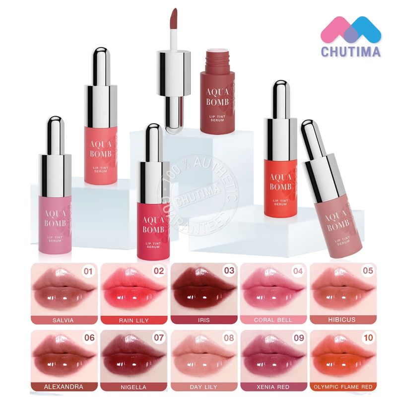 ลิป ศรีจันทร์ อควา บอมบ์ ลิปทินท์ เซรั่ม Srichand Aqua Bomb Lip Tint Serum 2 g.