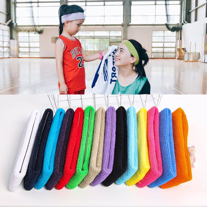 ผ้าคาดผม แบบดูดซับเหงื่อ ทรงสปอร์ต ที่คาดผมแฟชั่น sports hair band ที่คาดผมซับเหงื่อได้สำหรับผู้ชายผู้หญิง สำหรับใส่เล่นกีฬาเล่นโยคะออกกำลังกาย SP300