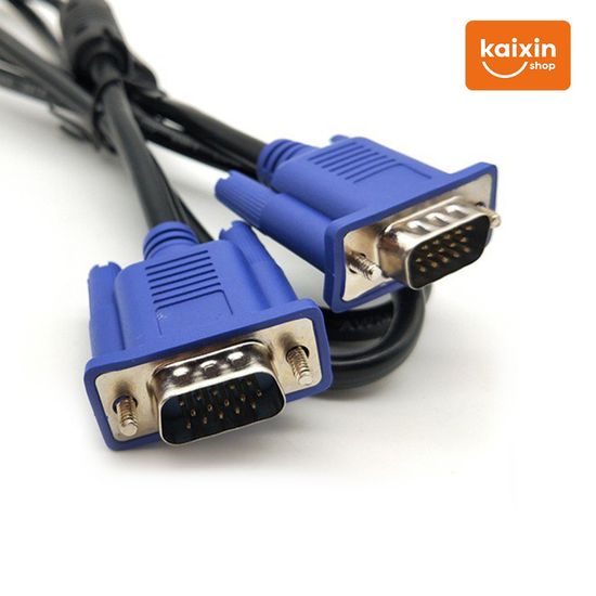 สาย VGA Cable ตัวผู้/ ผู้ 1.5เมตร (สายดำ/Black)  #A-051