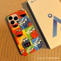 เคสโทรศัพท์มือถือแบบแข็ง กันกระแทก ลาย Sesame Street สําหรับ iPhone 11 12 13 14 15 pro MAX 11Promax 13Promax 14Promax xr XS MAX 7 8 plus TO4V