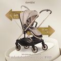 EMBIX:KIMI รถเข็นเด็ก 2 ทิศทาง,Silvery GREY