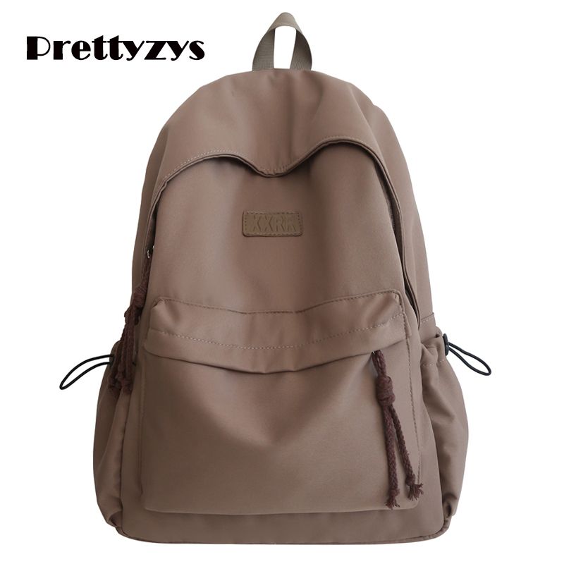 School Backpack Prettyzys 2023 Korean Student Bag Large capacity 15.6 inch For Teenage Girl