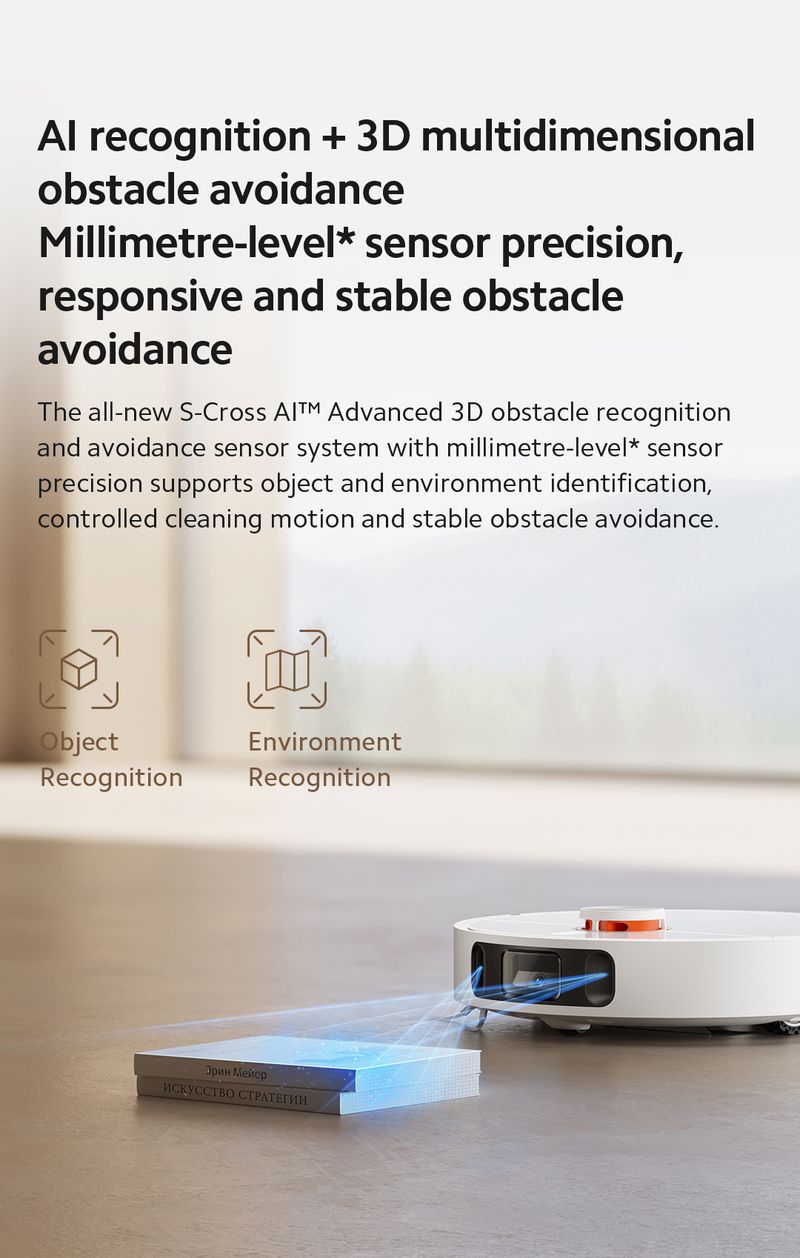 [NEW] Xiaomi Robot Vacuum X10+ การเก็บฝุ่นอัตโนมัติโดยไม่ต้องล้าง แรงดูด 4000Pa การหลีกเลี่ยงด้วย AI+3D อบแห้งด้วยลมร้อน