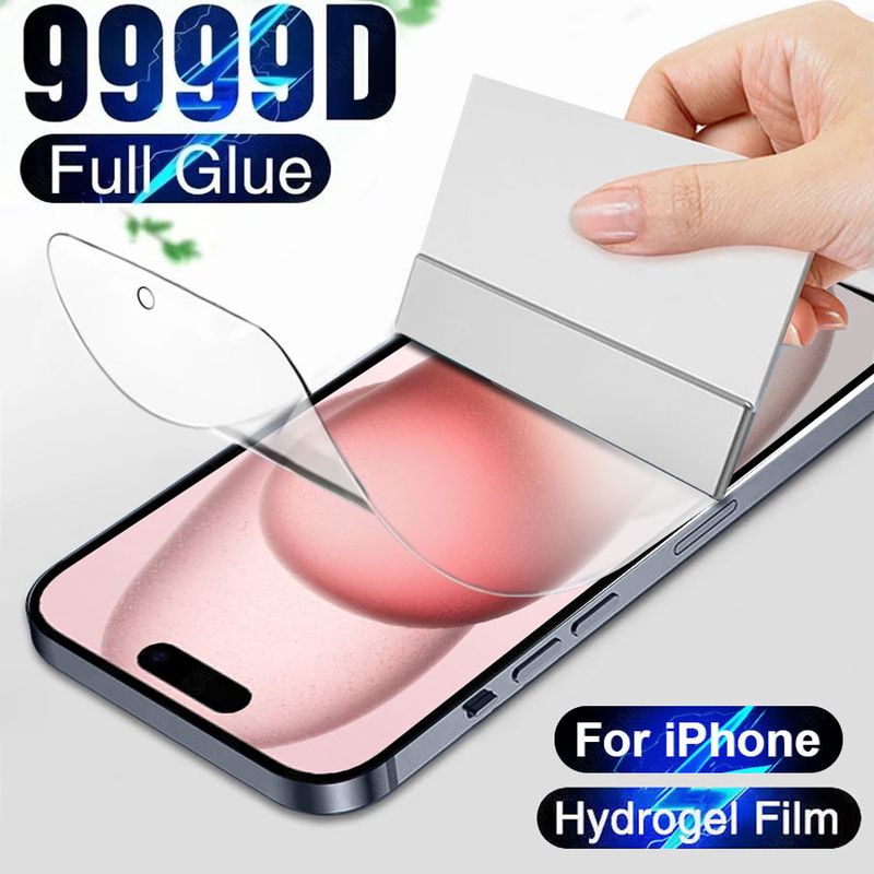 สำหรับ iPhone 15 Pro Max 14 Pro Max 13 12 Mini 11 Pro X XS Max XR 6 6S 7 8 Plus SE 2020 SE3 2022 ฝาครอบด้านหลัง Hydrogel ฟิล์มด้านหลังป้องกันหน้าจอ