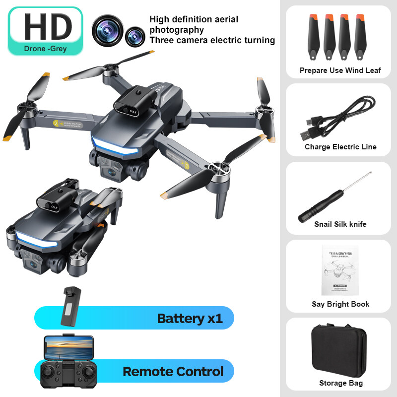 【100% ของแท้】DJI A15 Pro RC โดรนมินิรีโมทคอนโทรล 4K กล้อง HD สามตัว FPV/WiFi/GPS อุปสรรคอัตโนมัติ (Video Transmissions) สามารถพับ Toy Drone มาพร้อมกับไฟ LED บินได้ 25 นาที ของขวัญปีใหม่ COD