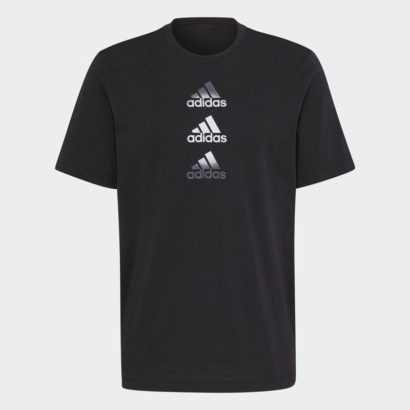 adidas เทรนนิง เสื้อยืด Designed to Move Logo ผู้ชาย สีดำ HM4797