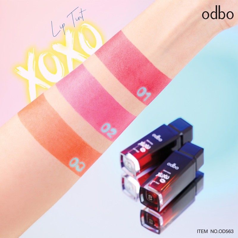 *ของแท้* ลิปทินท์ odbo xoxo mini kiss lip tint : OD563