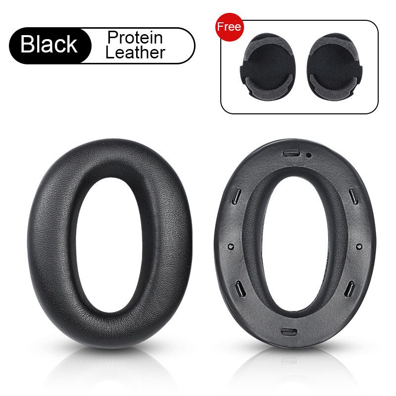 ฟองน้ำหูฟัง ฟองน้ำหูฟัง 1Pair Replacement Earpads Soft Foam Ear Pads For Sony WH-1000XM4 1000XM3 MDR-1000X 1000X MDR-1000XM2 1000XM2 Headphones Earmuff Earphone Sleeve Headset Cushion Muffs Repair Parts WH-1000XM3